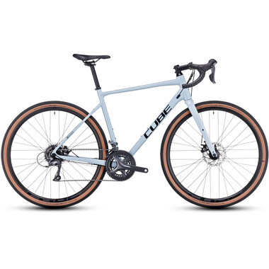 CUBE NUROAD Shimano Claris 34/50 Gravel Bike Blue/Grey 2023 0